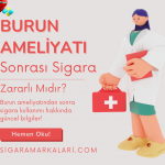 Burun ameliyatı sonrası sigara kullanımı