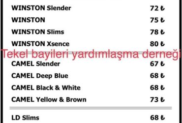 JTI SİGARA GRUBU GÜNCEL ZAM