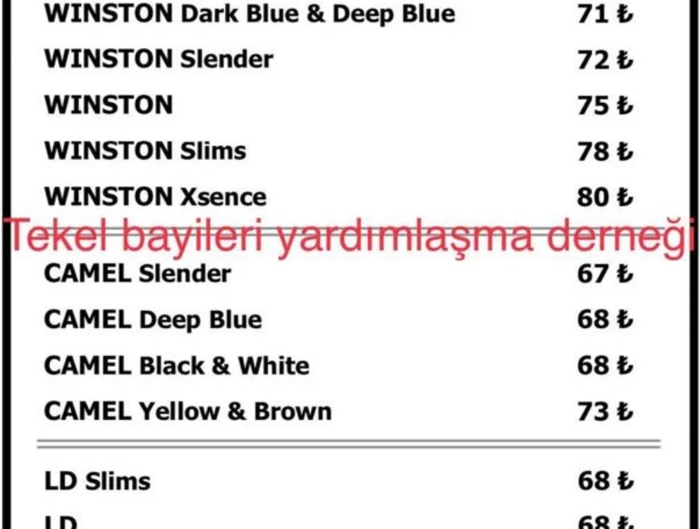 JTI SİGARA GRUBU GÜNCEL ZAM